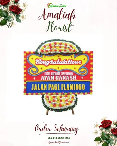 Bunga Papan Congratulation di Bojong Pondok Terong